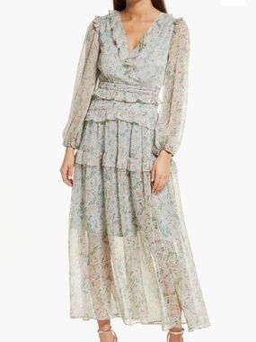 Floret Studios NWT Ruffle Maxi Dress